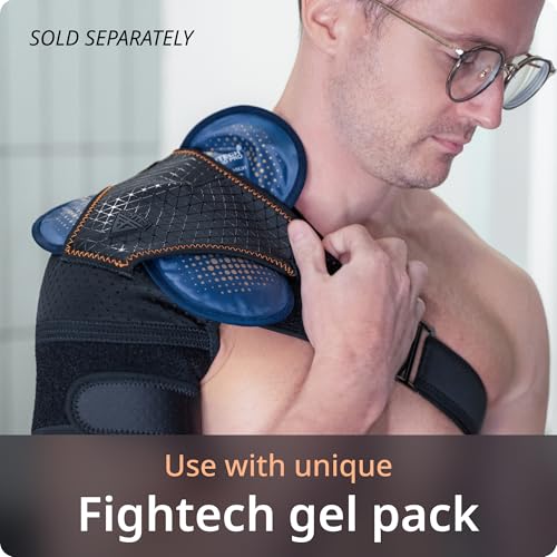 FIGHTECH Shoulder Brace for Torn Rotator Cuff for Men and Women - Support & Pain Relief (Copper Black, Large/X-Large) - Image 3