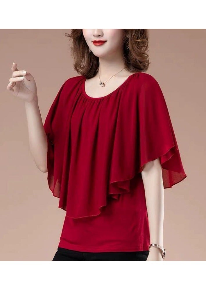 Off The Shoulder Tops Women, Loose Summer Boho Shirt Blouses, Pullover Casual Dolman Blouses  - Image 4