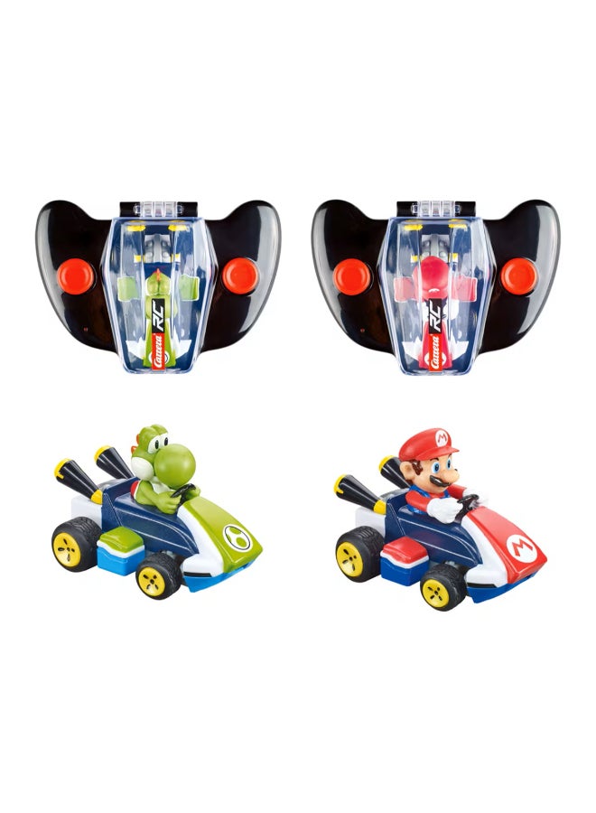 Carrera Nintendo MarioKart Mario & Yoshi RC Cars Set (1:50, Pack of 2) - Image 1