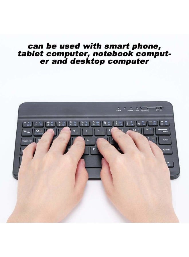 Wendry Russian Bluetooth Keyboard - 7 Inch Ultra Thin, Energy-Saving for Smart Phone & Tablet - Image 2