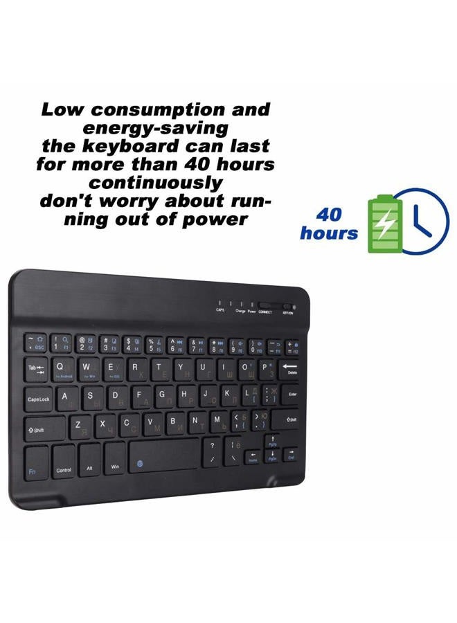Wendry Russian Bluetooth Keyboard - 7 Inch Ultra Thin, Energy-Saving for Smart Phone & Tablet - Image 3