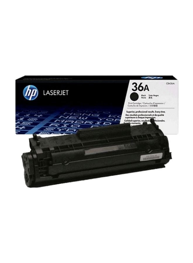 HP خرطوشة حبر أصلية لطابعات ليزر جيت، طراز 36A أسود - Image 1