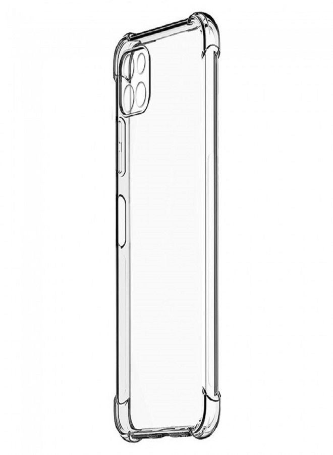 إيف غطاء حالة الحماية الناعم الناعم الناعم مع مصدات الزاوية لـ Samsung Galaxy A03 Clear - Image 2