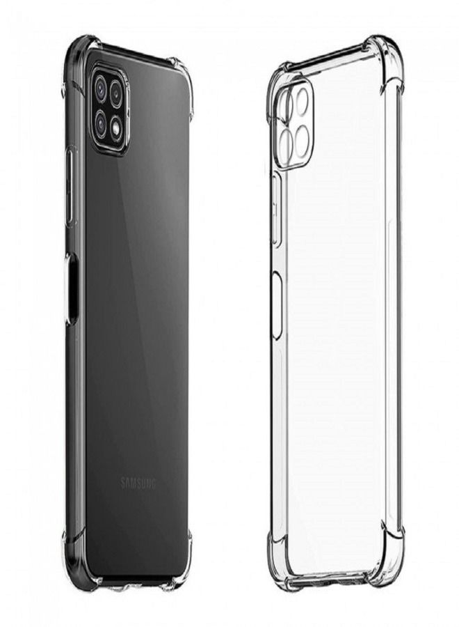 إيف غطاء حالة الحماية الناعم الناعم الناعم مع مصدات الزاوية لـ Samsung Galaxy A03 Clear - Image 1