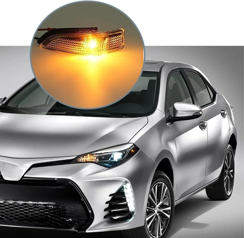 MASO Turn Signal Light for Left Rear View Mirror - Compatible with Camry, Corolla, Prius - Image 2