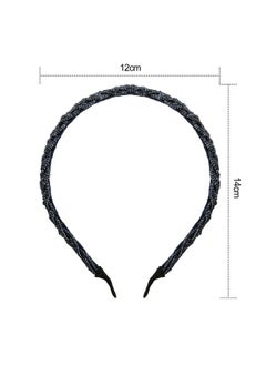 Mtlee 6 Pieces Beaded Headbands For Women Sparkly Crystal Beaded Hair Hoop Hairbands Multiple Color Hair Accessories Head Bands Christmas Gift(Classic Colors)  - Image 4