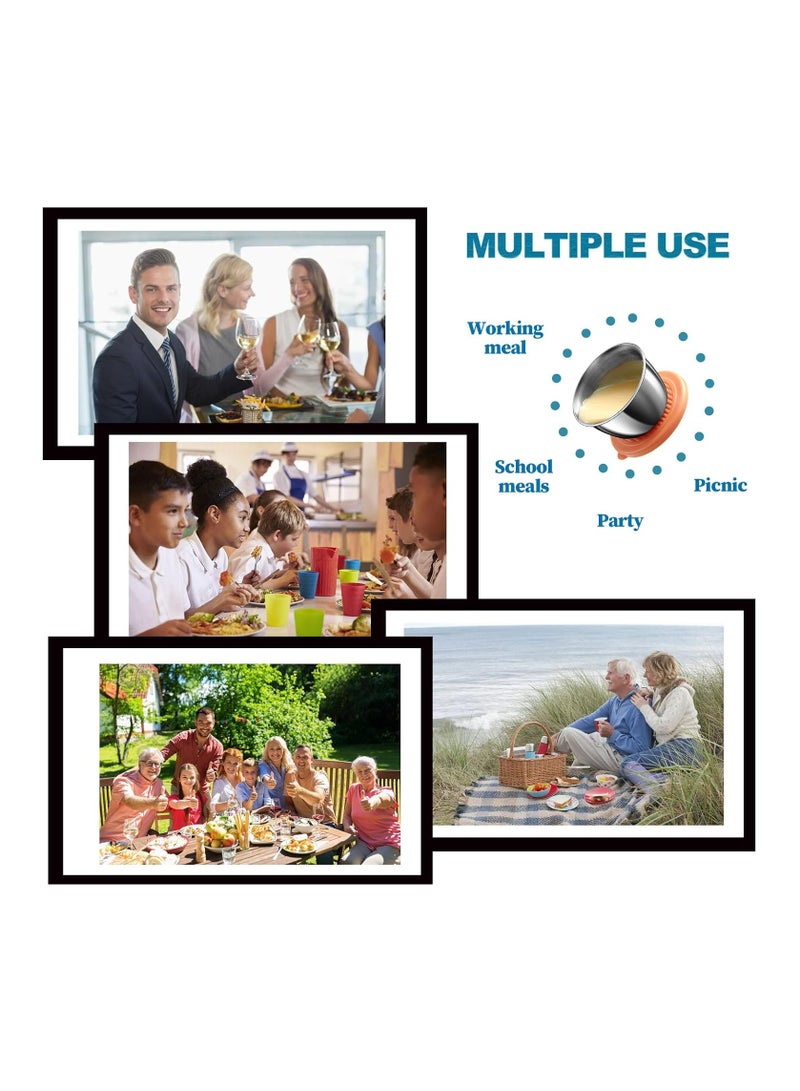 SOLARAE 3 Packs Salad Dressing Container to Go, Condiment Containers, Bento Box Accessories, Small Food Grade Stainless Steel Condiment Container with Lids, for Sauce Container, Picnic & Travel (1.69 FL OZ) - Image 2