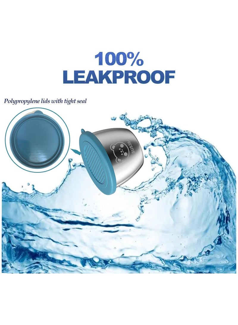 SOLARAE 3 Packs Salad Dressing Container to Go, Condiment Containers, Bento Box Accessories, Small Food Grade Stainless Steel Condiment Container with Lids, for Sauce Container, Picnic & Travel (1.69 FL OZ) - Image 5