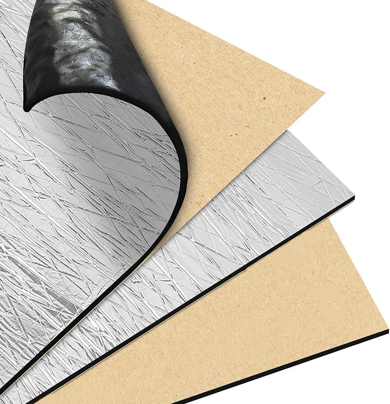 CHAOGANG 196 mil 37 sqft Car Sound Deadener Deadening Mat Audio Noise and Heat Shield Insulation Closed Cell Foam Dampening Material with Self Adhesive 29 PCS157 118