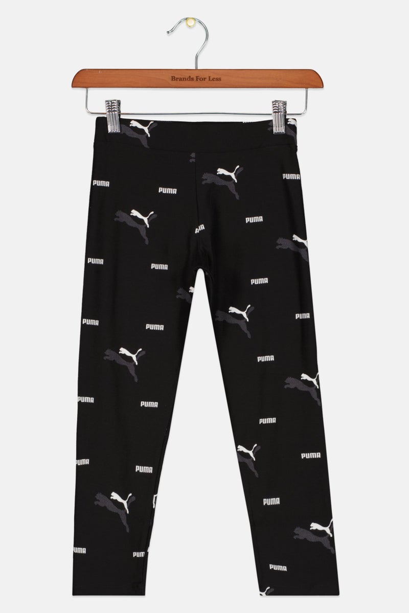 PUMA Kids Girl Sportswear Fit Training Legging, Black - Image 2