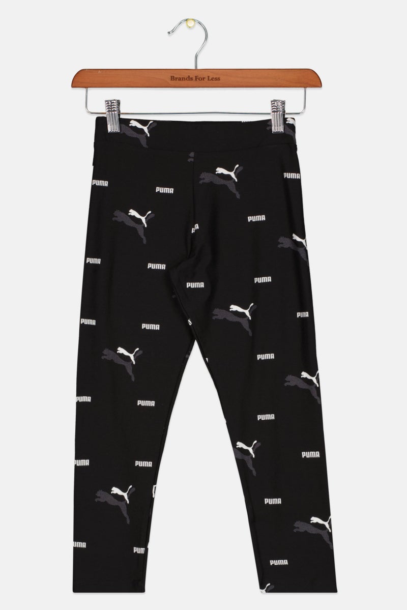 PUMA Kids Girl Sportswear Fit Training Legging, Black - Image 1