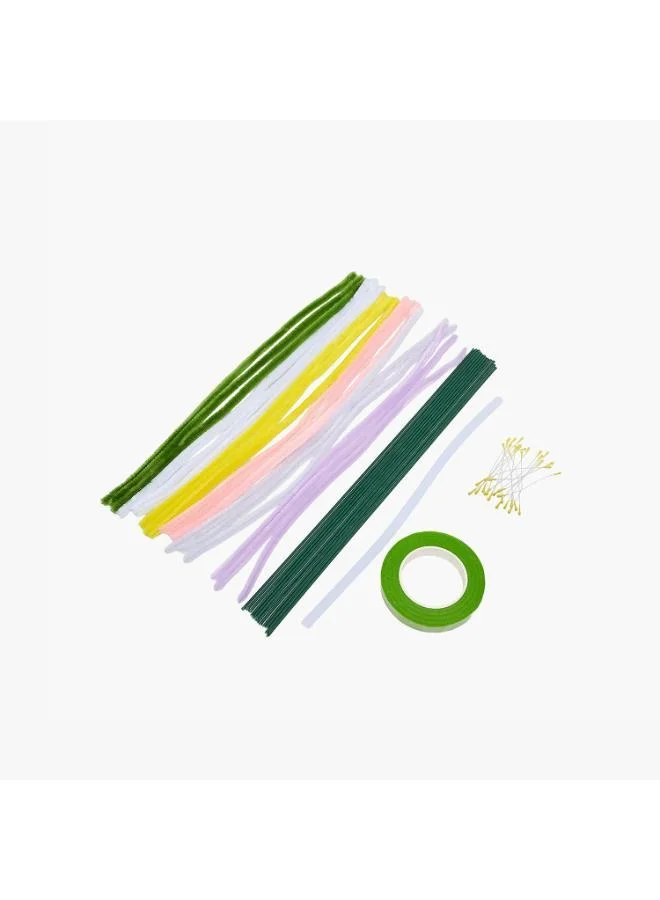 فايندز Findz DIY Chenille Flower Making Kit