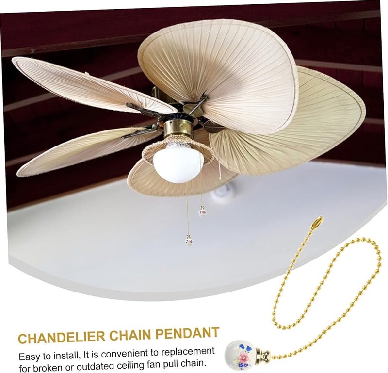 ملحق ضوء سقف سيراميك كلاسيكي لسلسلة مروحة السقف سهل التركيب - Image 3