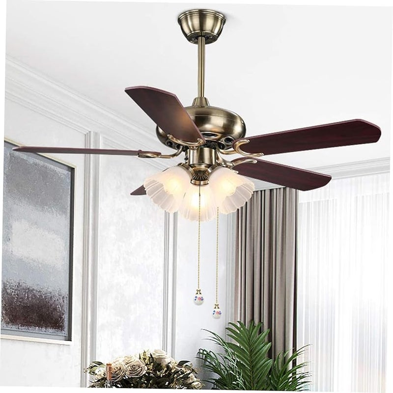 ملحق ضوء سقف سيراميك كلاسيكي لسلسلة مروحة السقف سهل التركيب - Image 4