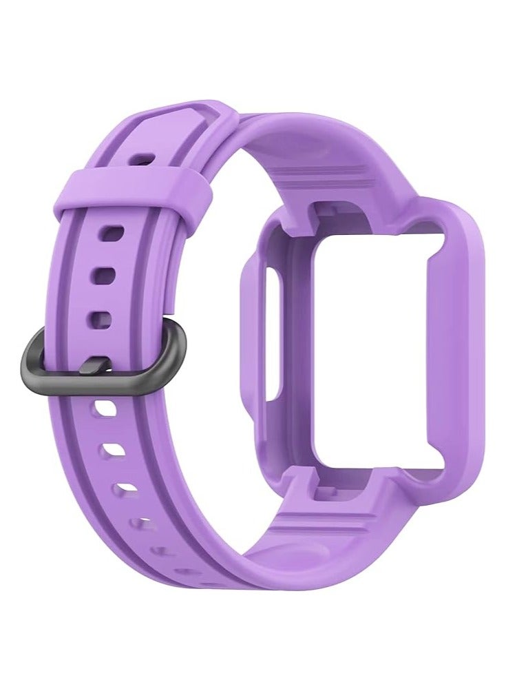 Replacement Wrist Band Compatible with Xiaomi MI Watch Lite/Redmi Watch 2 Lite/Poco Watch/Redmi Watch 2/Horloge 2 Adjustable Soft Silicone Wrist Strap with Cover - Image 4