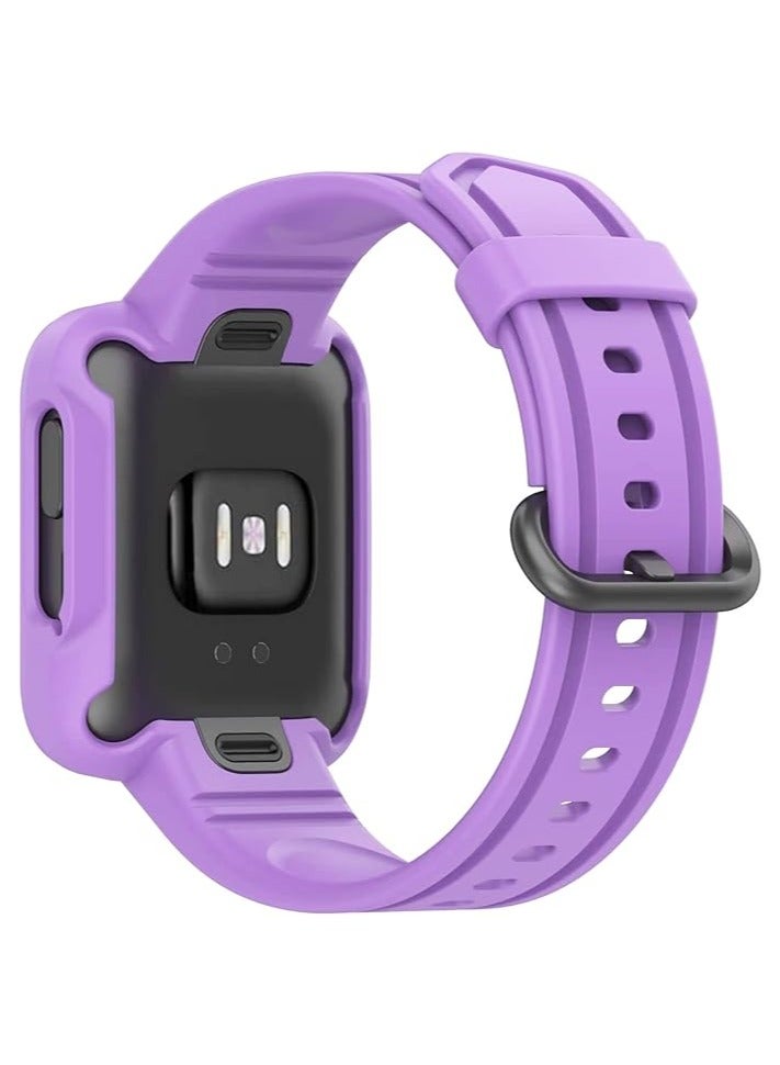 Replacement Wrist Band Compatible with Xiaomi MI Watch Lite/Redmi Watch 2 Lite/Poco Watch/Redmi Watch 2/Horloge 2 Adjustable Soft Silicone Wrist Strap with Cover - Image 2