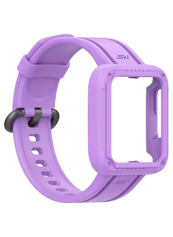 Replacement Wrist Band Compatible with Xiaomi MI Watch Lite/Redmi Watch 2 Lite/Poco Watch/Redmi Watch 2/Horloge 2 Adjustable Soft Silicone Wrist Strap with Cover - Image 3