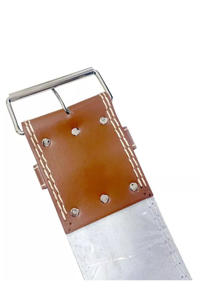 MDBuddy LEATHER WEIGHTLIFTING MDBUDDY BELT MD1697 BROWN small size - Image 5