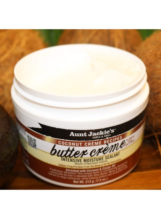 Aunt Jackie's وصفات كريمة جوز الهند، مرطب كريمة مكثف، علاج تكييف للشعر الجاف، 7.5 أونصة - Image 4