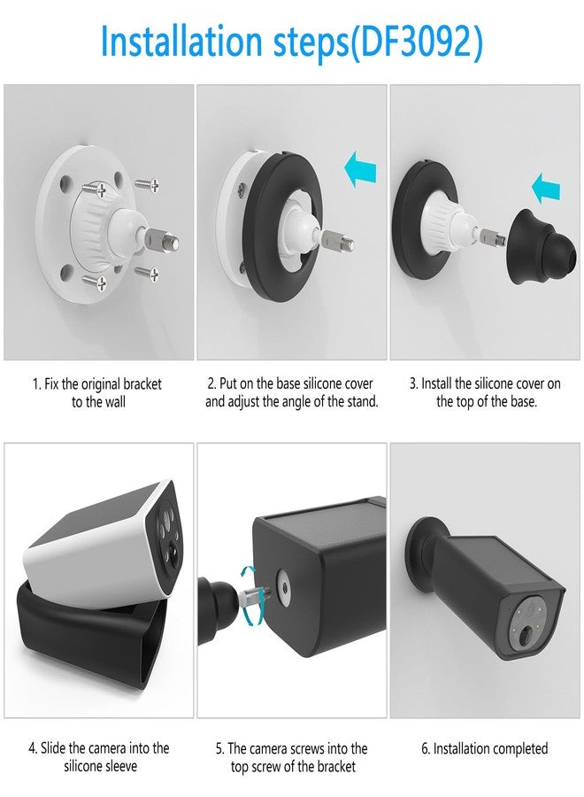 HOLACA Protective Silicone Cover Skin for AOQEE S1 Home Security Camera（2 Pack） (2) - Image 5