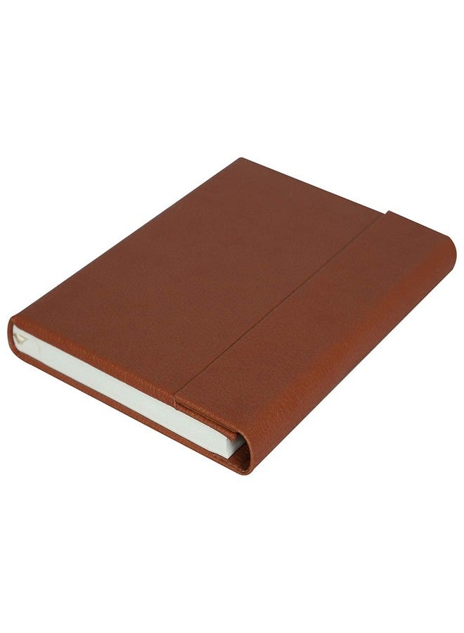 Kitabby - Legacy Magnet - A5 Size - Hard Bound Notebook with Magnetic Flap - PU Leather Cover Material - (Tan) - Image 3