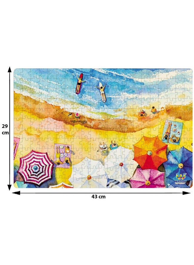 Webby Kids The Beach Painting Wooden Jigsaw Puzzle, 252 Pieces - Image 5