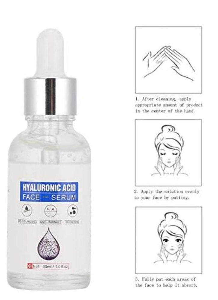 GUANJING Hyaluronic Acid Facial Serum To Fight Skin Wrinkles -30 Ml- 1pcs  - Image 4