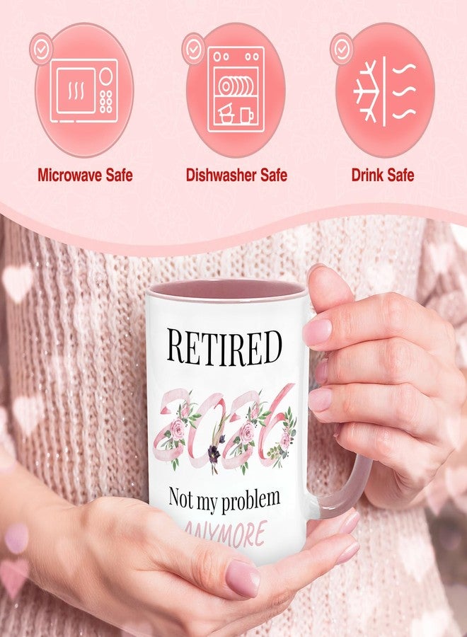 Lingdeer 2026 Retirement Gifts for Woman, 11Oz Coffee Mug with Retired 2026 Coaster, Funny Best Happy Cool Retirement Gifts or Decorations for Mom Teacher Nurse Coworker, Leaving Farewell Goodbye Gift - Image 4