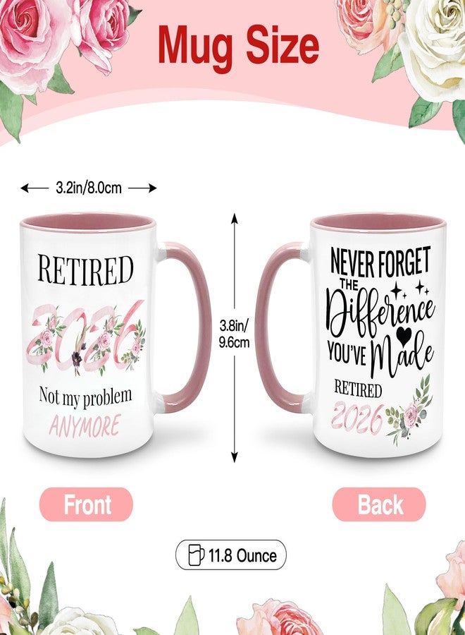 Lingdeer 2026 Retirement Gifts for Woman, 11Oz Coffee Mug with Retired 2026 Coaster, Funny Best Happy Cool Retirement Gifts or Decorations for Mom Teacher Nurse Coworker, Leaving Farewell Goodbye Gift - Image 2