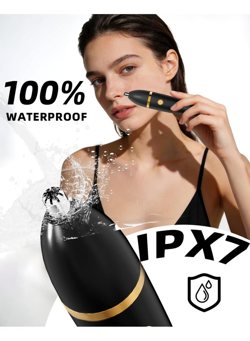 يو فري Ufree Body Hair Trimmer for Women, Manscape Pubic Hair Trimmer, 3 in 1 Body Grooming Kit for Lady, Waterproof Body Electric Shaver Razor, Grooming for Face and Body, Gifts for Women, Black - Image 5