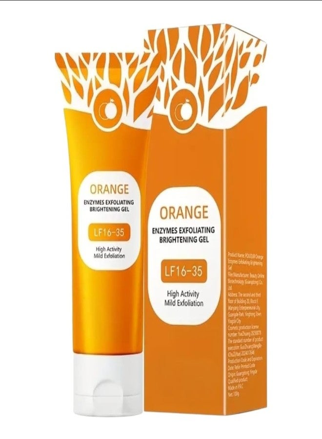 Orange Exfoliating Gel for Face and Body, (1