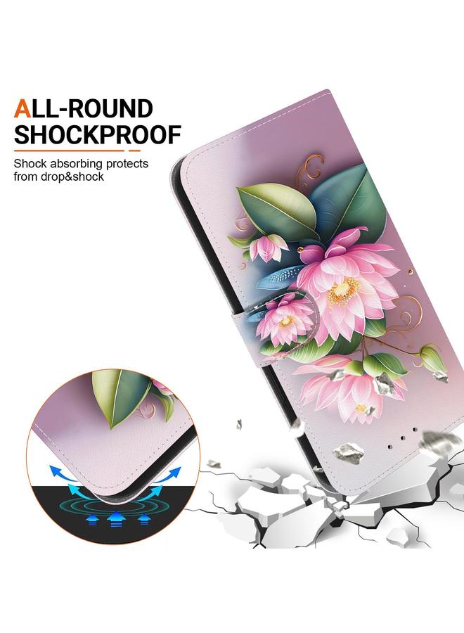 S-TOP Case For Motorola Moto G04s / E14 Crystal Texture Colored Drawing Leather Phone Case - Image 5