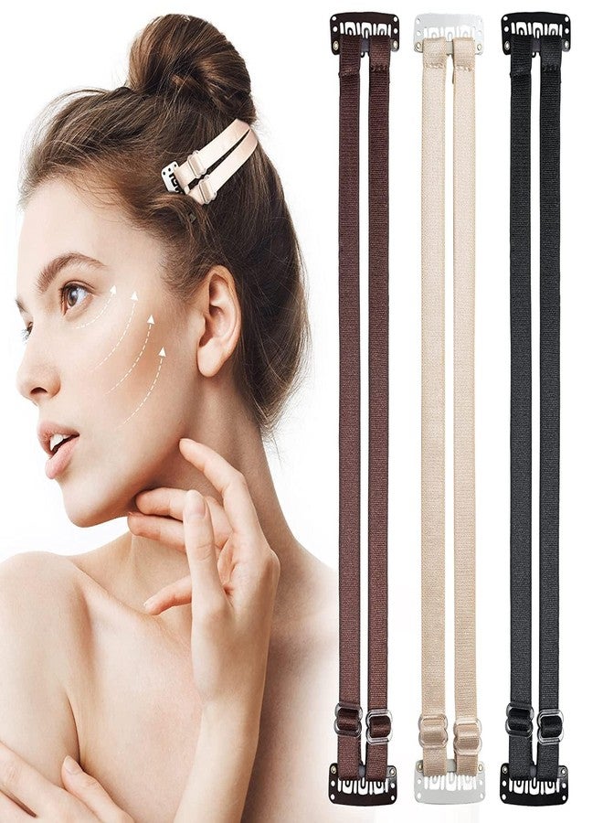 KRYLAR Facelift Bands with Clips for Women,invisible Face Lift Tape Kit,eyebrow Lifting&eye Lift Straps,adjustable Elastic Face Slimming Band,instant V-Shape Face Tightening for Makeup,party&daily Use - Image 1