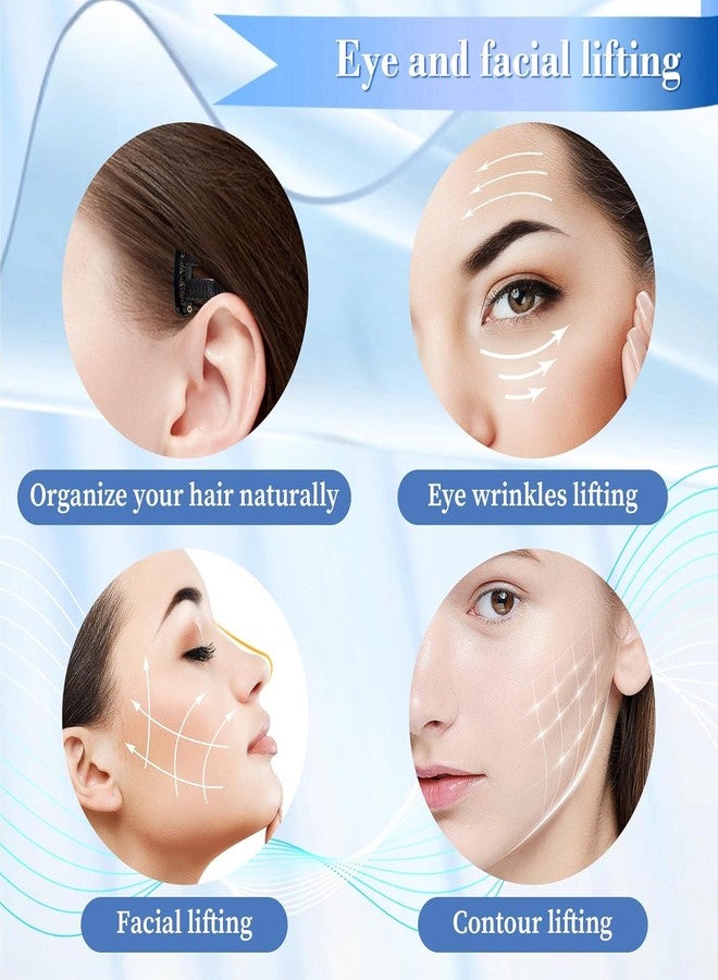 KRYLAR Facelift Bands with Clips for Women,invisible Face Lift Tape Kit,eyebrow Lifting&eye Lift Straps,adjustable Elastic Face Slimming Band,instant V-Shape Face Tightening for Makeup,party&daily Use - Image 3