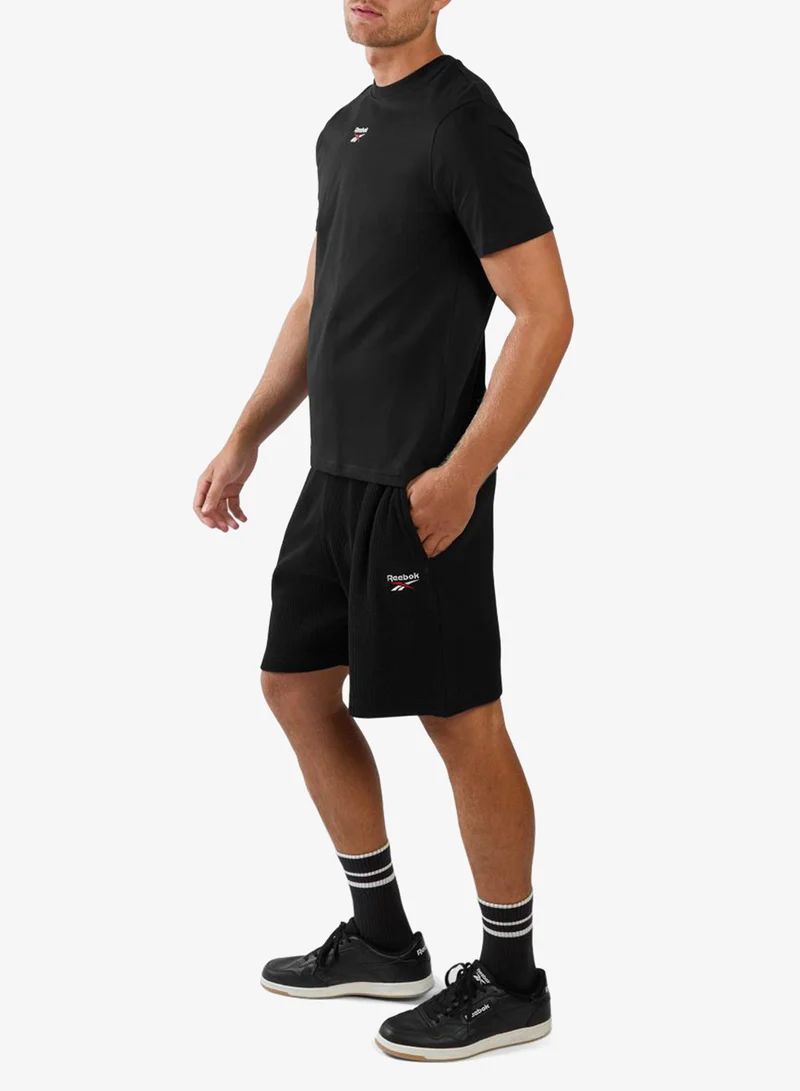Reebok  Identity 2 Colour Logo Reverse Printed T-Shirt for Men | Best Price UAE
