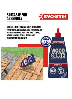 EVO-STIK Wood Glue For Exterior Applications 500ml Content  - Image 3