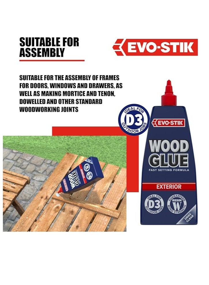 EVO-STIK Wood Glue For Exterior Applications 500ml Content - Image 3