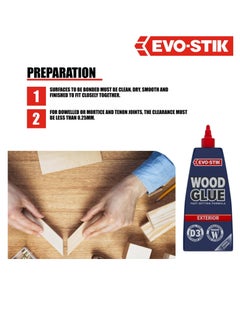 EVO-STIK Wood Glue For Exterior Applications 500ml Content  - Image 4