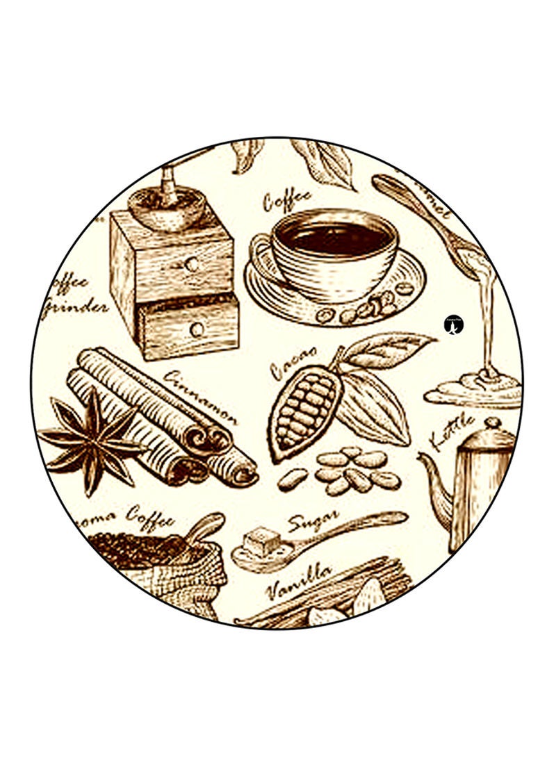 RKN Coffee Printed Fridge Magnet Multicolour - Image 2