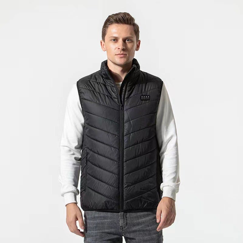 Special For Winter New 17 District Intelligent Heating Vest Men'S And Women'S Heating Vest Warm Vest - Image 1