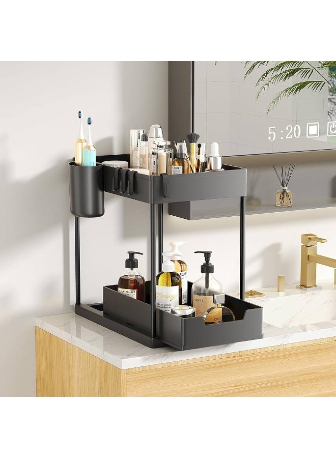 Multi-purpose movable metal and plastic shelf organizer - Image 1