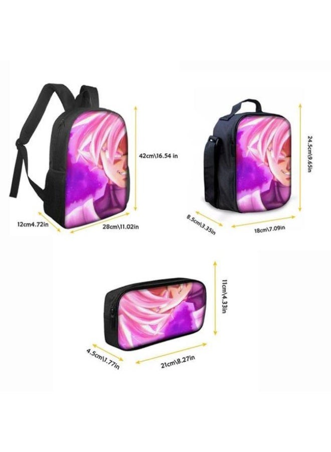 عام حقيبة ظهر مطبوعة عالمية مشتركة - مجموعة حقائب ظهر من ثلاث قطع (متوفرة للطلاب والأطفال والأصدقاء في النزهايات وتسلق الجبال وما إلى ذلك) - 70 - Image 3