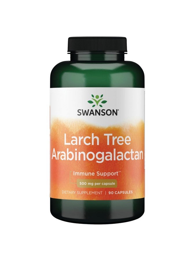 Swanson Larch Tree Arabinogalactan 500 Milligrams 90 Capsules - Image 1