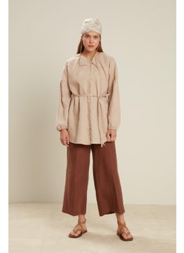 Manuka Linen Balloon Sleeve Shirt Natural  - Image 5