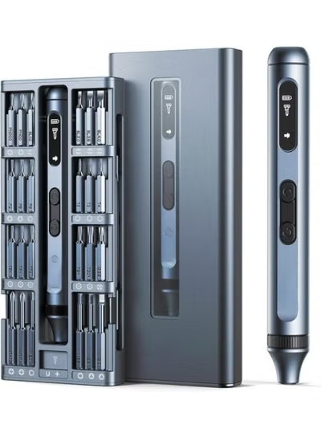 52-in-1 Mini Electric Precision Screwdriver Set with 48 Magnetic Bits – Cordless Repair Tool for Phones, Laptops, Cameras & More