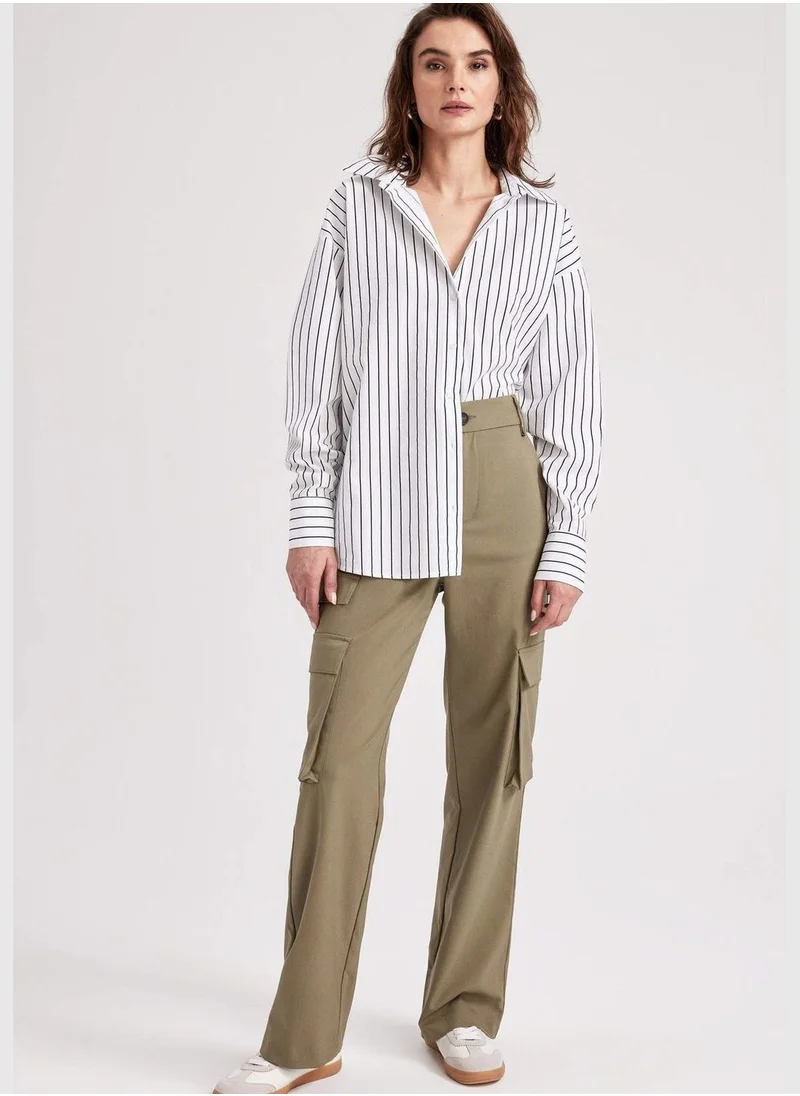 ديفاكتو Woman Cargo Fıt Woven Trousers