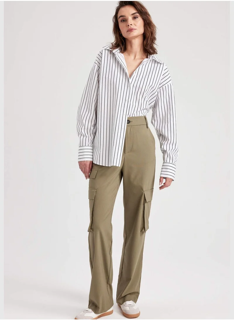 ديفاكتو Woman Cargo Fıt Woven Trousers