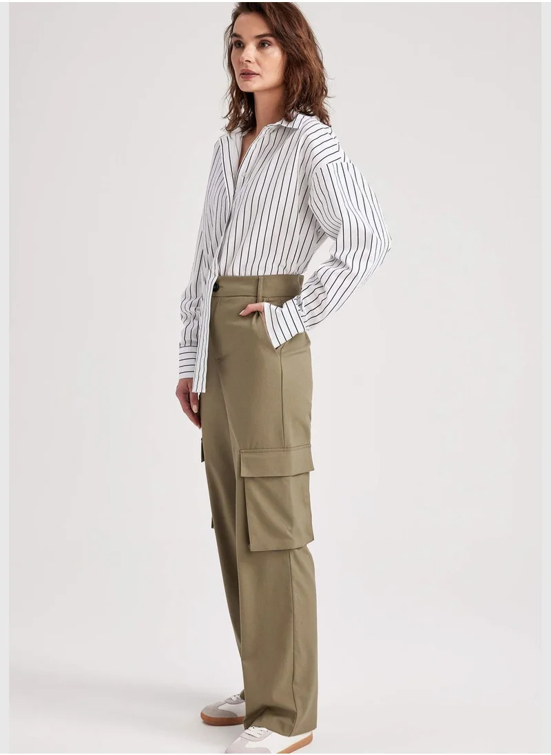 ديفاكتو Woman Cargo Fıt Woven Trousers