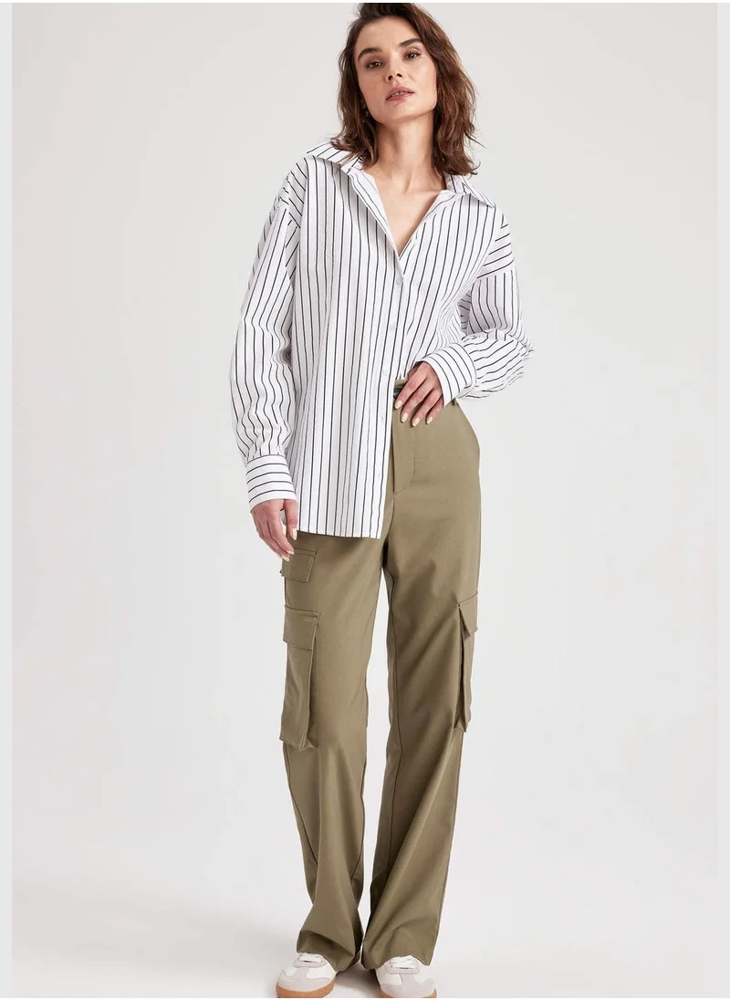ديفاكتو Woman Cargo Fıt Woven Trousers