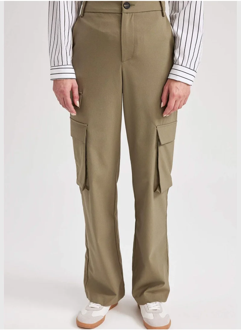 ديفاكتو Woman Cargo Fıt Woven Trousers